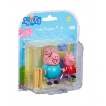 Peppa Pig Living Room Scene with Daddy Pig